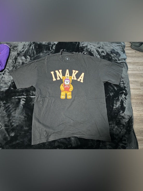 Inaka Power Other - Mens Inaka Power Gym Teddy Bear Disguise Graphic Tee T-Shirt - Black Size XL
